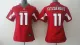 Nike Arizona Cardinals Larry Fitzgerald Women #11 Red Jersey