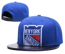 NHL New York Rangers Blue Snapback Hats--GS