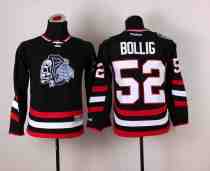 Youth NHL Chicago Blackhawks #52 Bollig Black Jersey