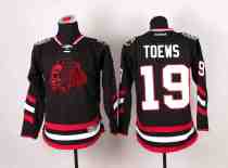 Youth NHL Chicago Blackhawks #19 Toews Black Jersey