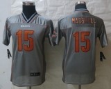 Youth 2013 NEW Nike Chicago Bears 15 Marshall Grey Vapor Elite Jerseys