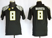 NCAA Oregon Ducks #8 Marcus Mariots Youth Black Jersey