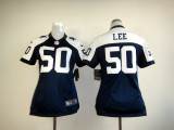 NFL Dallas cowboys #50 lEE Women Thanksgiving Jersey