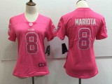 Womens Tennessee Titans #8 Mariota Red Vapor Limited Jersey