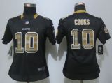 Women New Nike Orleans Saints 10 Cooks  Black Strobe Elite Jersey