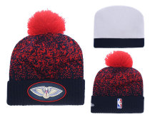 NBA New Orleans Hornets Black Beanie--YD