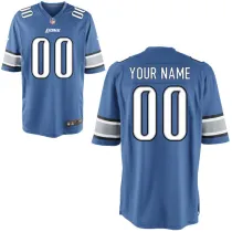 Team Color Customized Elite Nike Detroit Lions Jersey