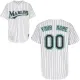 Youth Florida Marlins Personalized Home MLB Jersey in White