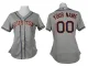 MLB Houston Astors Custom Grey Women Jersey