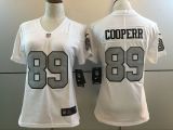 NFL Oakland Raiders #89 Cooperr Women Color Rush Jersey