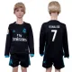 2017 Soccer Real Madrid #7 Ronaldo Away Kids Jersey