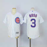 MLB Chicago Cubs #3 Ross White Kids Jersey