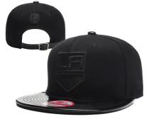 NHL Los Angeles Kings All Black Snapback Hats--YD