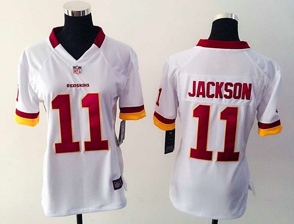 Womens Nike Washington Redskins #11 Jackson White Jersey