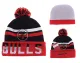 NBA Chicago Bulls Red Black Beanie--YD