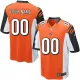 Orange Color Customized Game Nike Cincinnati Bengals Jersey