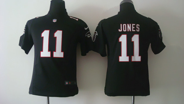 Nike NFL Atlanta Falcons #11 Jones Youth Black Jersey