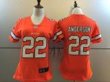 NFL Denver Broncos #22 Anderson Color Rush Women Jersey