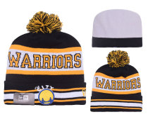 NBA Golden State Warriors Black Beanie--YD