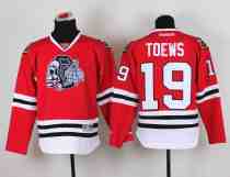 NHL Chicago Blackhawks #19 Toews Red Youth Jersey