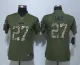 Womens NFL Green Bay Packers #27 Lacy Salute for Service Green Jersey