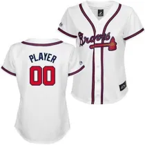 Womens Atlanta Braves Personalized Jersey
