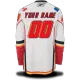 White Calgary Flames #00 Your Name Road Premier Custom NHL Jersey