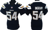 Melvin Ingram game Jersey: Nike Women Nike NFL #54 San Diego Chargers Jersey In dark blue color