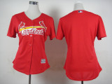 Women St.Louis Cardinals Blank Red 2015 MLB Jersey