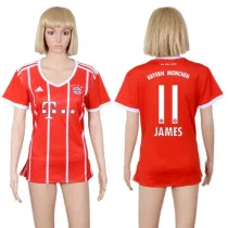 2017 Soccer Bayern Munich #11 James Home Women Jersey