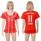 2017 Soccer Bayern Munich #11 James Home Women Jersey