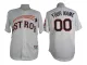 MLB Houston Astors Custom White Jersey