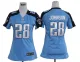 blue #28 Chris Johnson Tennessee Titans women NIKE jersey