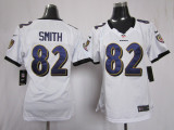 white Torrey Smith game Ravens #82 Women Jersey