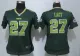 Women New Nike Green Bay Packers 27 Lacy Green Strobe Elite Jersey