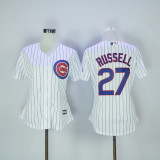 MLB Chicago Cubs #27 Russell White Women Jersey