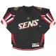 Black Senators #00 Your Name Third Custom NHL Jersey