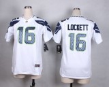 Nike Seattle Seahawks #16 Lockett Women White Jersey