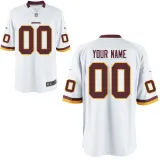 Nike Washington Redskins Customized Youth Game White Jersey