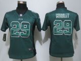 Women New Nike   Philadelphia Eagles 29 Murray Green  Strobe Elite Jersey