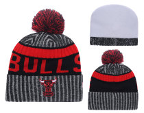 NBA Chicago Bulls Black Beanie--YD
