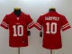 NFL San Francisco 49ers #10 Garoppolo Red Kids Jersey