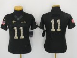 NFL Atltanta Falcons #11 Jones Salute to Service Women Jersey