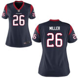 NHL Houston Texans #26 Miller Women Blue Jersey