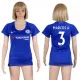 2017 Soccer Chelsea #3 Marcos A. Home Women Jersey