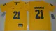 Youth Jordan Brand Michigan Wolverines #21 Desmond Howard College Football Limited Jersey Yellow