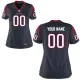 Team Color Texans Customized Game Nike Women #00 Jersey
