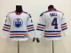 Youth NHL Edmonton Oilers #4 Hall White 2015 Jersey
