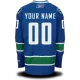 Blue #00 Your Name Home Custom Premier NHL Vancouver Canucks Jersey