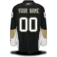 Black Pittsburgh Penguins #00 Your Name Home Premier Custom NHL Jersey